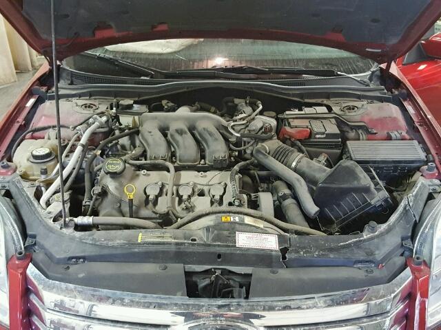 3FAHP08106R216926 - 2006 FORD FUSION SEL RED photo 7