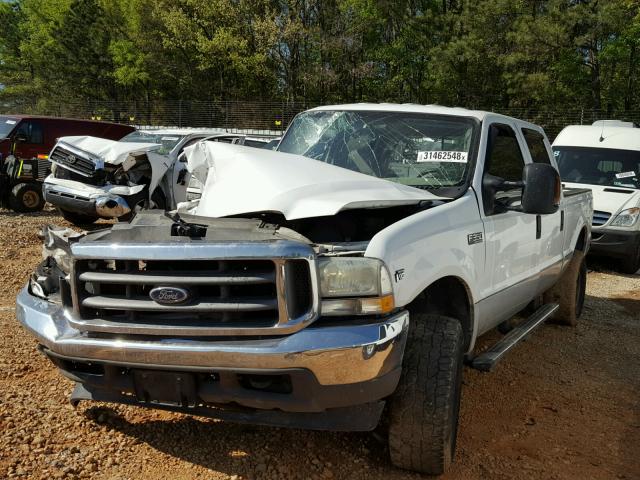 1FTSW31S74EC25825 - 2004 FORD F350 SRW S WHITE photo 2