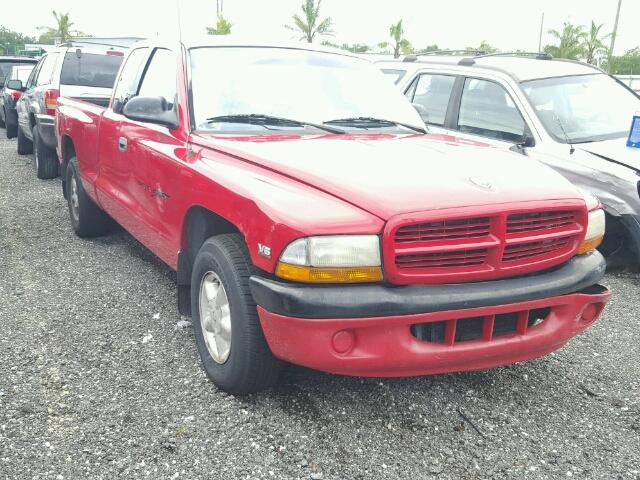 1B7GL22X3WS748153 - 1998 DODGE DAKOTA RED photo 1