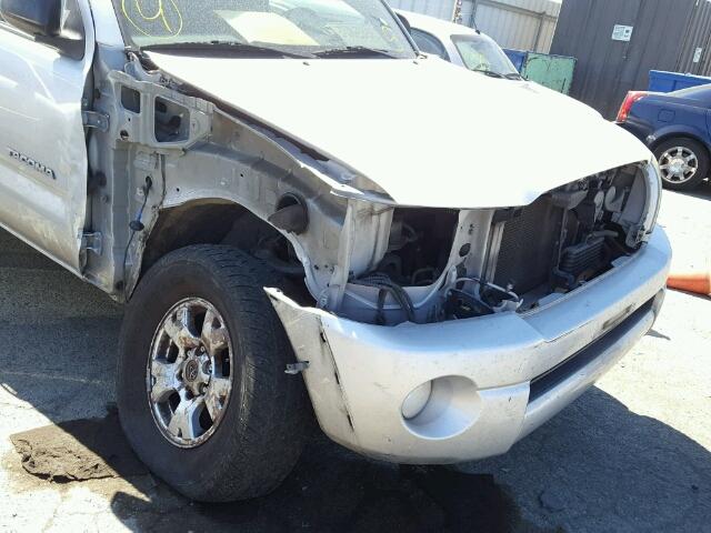 5TETU62N88Z494858 - 2008 TOYOTA TACOMA PRE SILVER photo 9