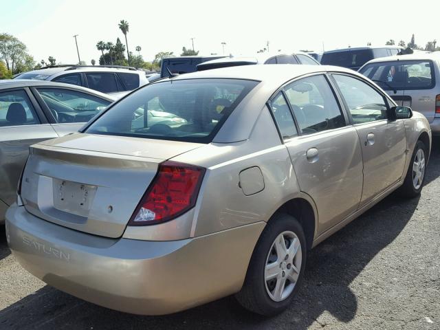 1G8AJ58F57Z156932 - 2007 SATURN ION LEVEL ოქროსფერი ფოტო 4