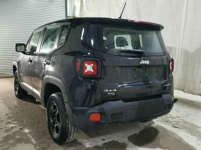 ZACCJBAB4HPF98864 - 2017 JEEP RENEGADE S BLACK photo 3