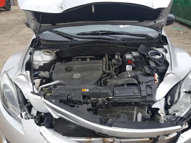 1YVHZ8BH6D5M04787 - 2013 MAZDA 6 SPORT SILVER photo 7