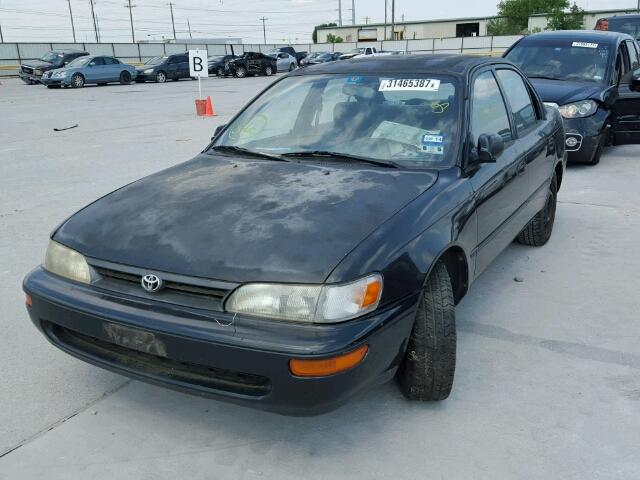 1NXAE04B7RZ166664 - 1994 TOYOTA COROLLA BLACK photo 2