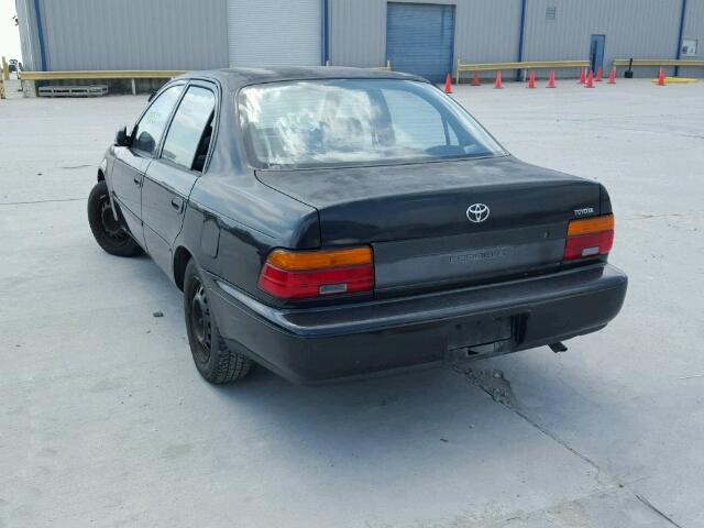 1NXAE04B7RZ166664 - 1994 TOYOTA COROLLA BLACK photo 3