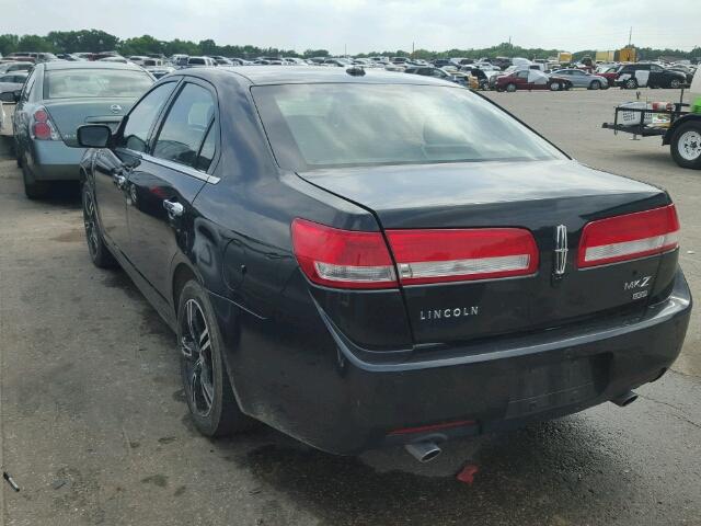 3LNHL2JC1CR816567 - 2012 LINCOLN MKZ AWD BLACK photo 3