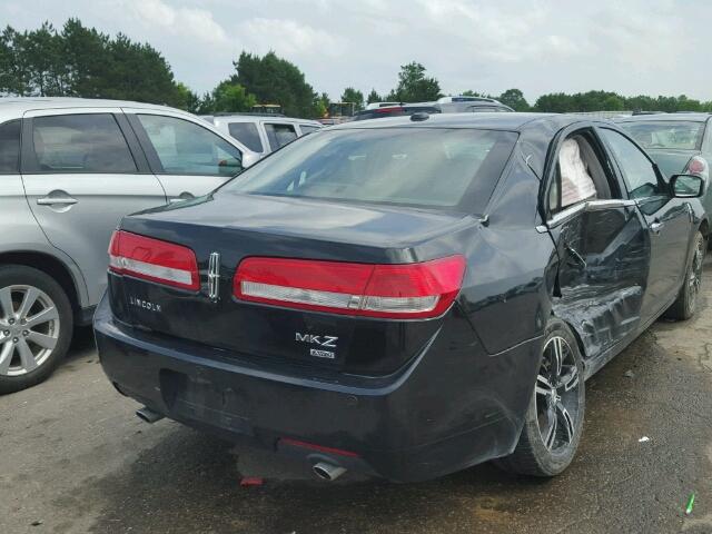 3LNHL2JC1CR816567 - 2012 LINCOLN MKZ AWD BLACK photo 4