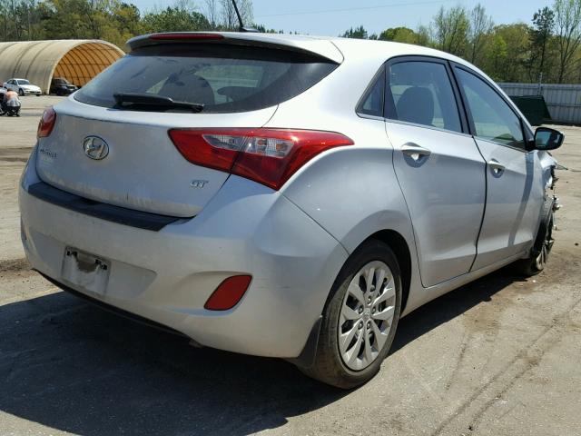 KMHD35LH3GU334397 - 2016 HYUNDAI ELANTRA GT SILVER photo 4