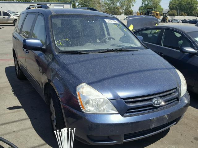 KNDMB233496307209 - 2009 KIA SEDONA EX BLUE photo 1