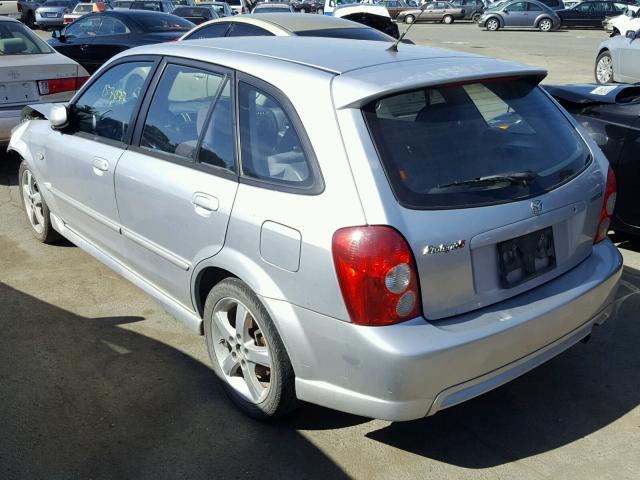 JM1BJ245X31218291 - 2003 MAZDA PROTEGE PR SILVER photo 3