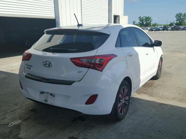 KMHD35LH7EU186719 - 2014 HYUNDAI ELANTRA GT WHITE photo 4