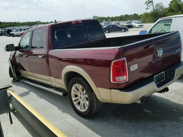 1C6RR7WM1GS351182 - 2016 RAM 1500 LONGH BURGUNDY photo 3