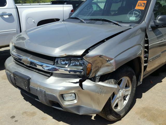 1GNET16S736106000 - 2003 CHEVROLET TRAILBLAZE GOLD photo 9