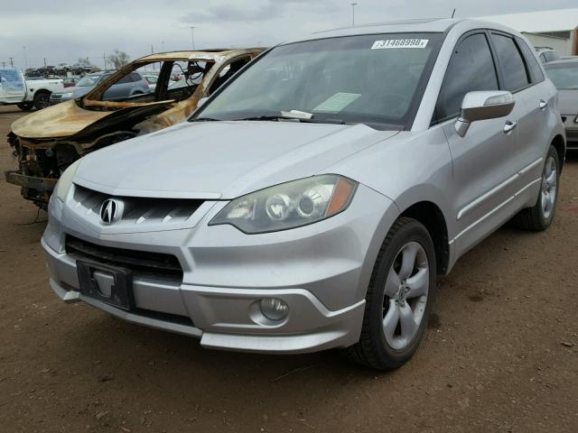 5J8TB18218A015696 - 2008 ACURA RDX SILVER photo 2