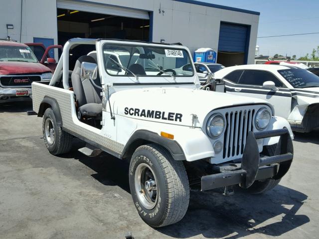 1JCCM88E6BT074782 - 1981 JEEP SCRAMBLER WHITE photo 1