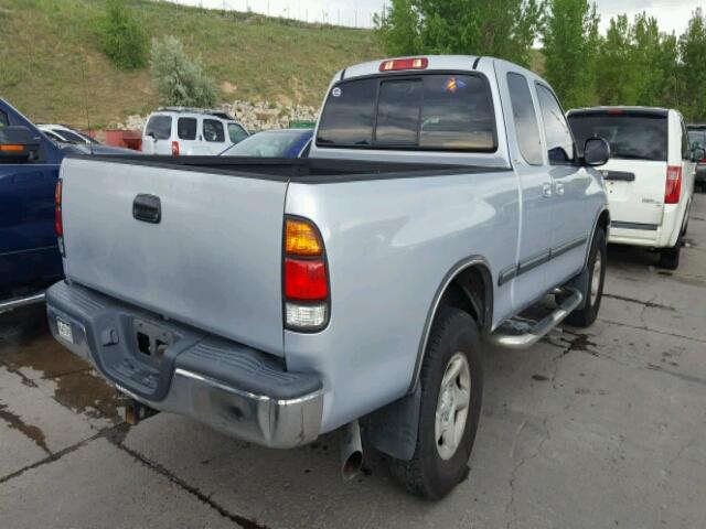 5TBBT441XYS005413 - 2000 TOYOTA TUNDRA SILVER photo 4