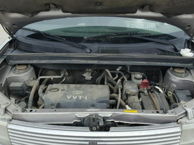 JTLKT324264101953 - 2006 TOYOTA SCION XB SILVER photo 7