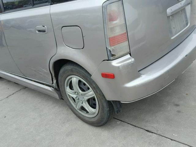 JTLKT324264101953 - 2006 TOYOTA SCION XB SILVER photo 9