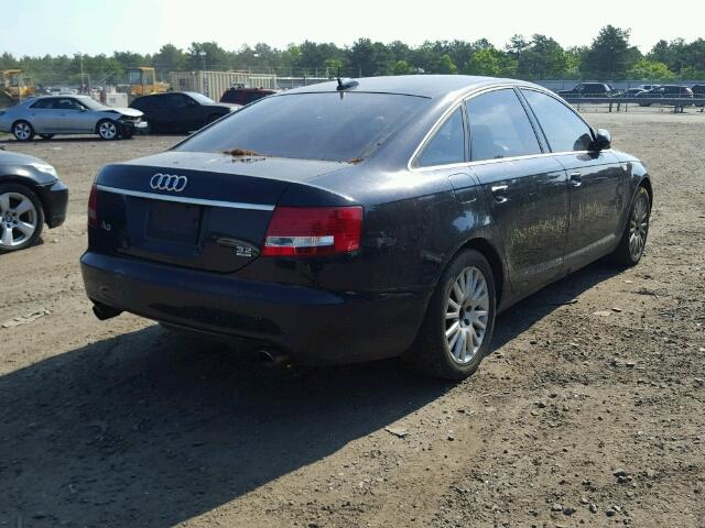 WAUDH74F66N143416 - 2006 AUDI A6 3.2 QUA BLUE photo 4