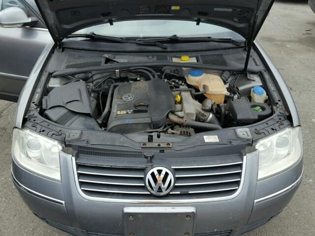 WVWDD63B45E019232 - 2005 VOLKSWAGEN PASSAT GLS SILVER photo 7