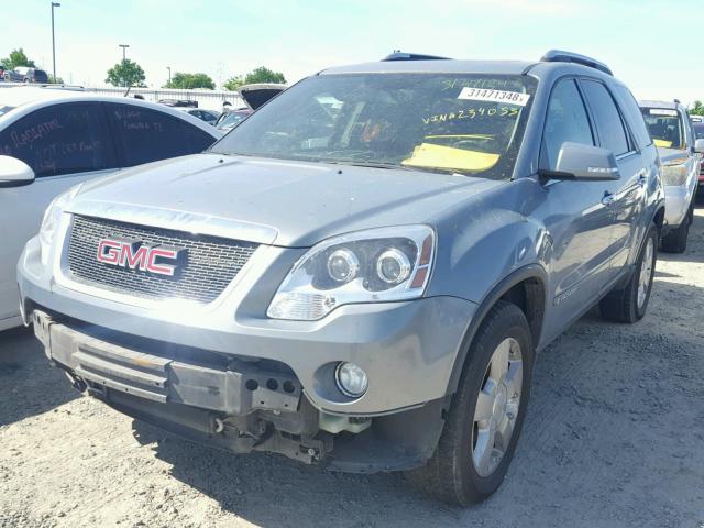 1GKER33758J234053 - 2008 GMC ACADIA SLT ლურჯი ფოტო 2