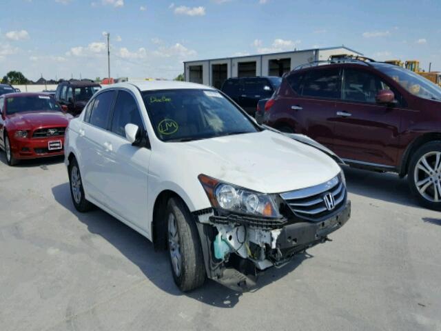 1HGCP2F65CA040185 - 2012 HONDA ACCORD WHITE photo 1