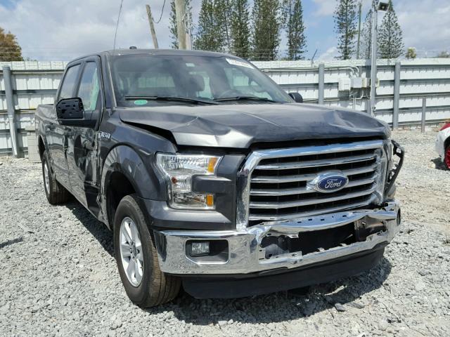 1FTEW1C83GFC16010 - 2016 FORD F150 SUPER GRAY photo 1