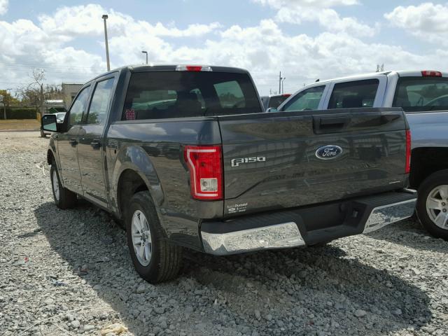 1FTEW1C83GFC16010 - 2016 FORD F150 SUPER GRAY photo 3