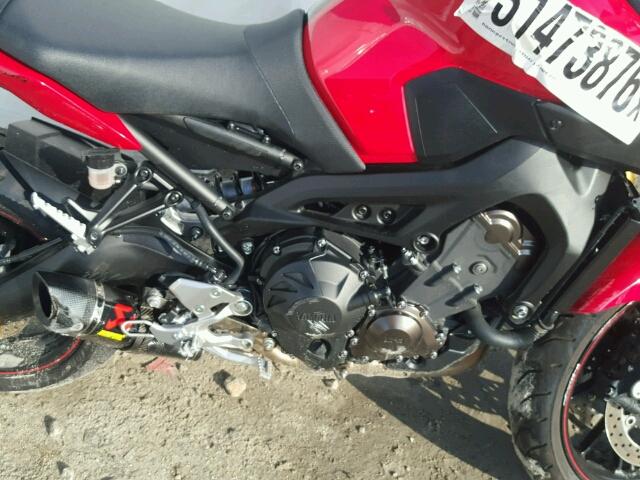 JYARN33E2EA004047 - 2014 YAMAHA FZ09 RED photo 7