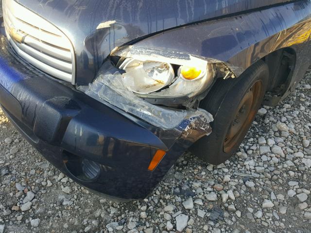 3GNDA13D27S515045 - 2007 CHEVROLET HHR LS BLUE photo 9