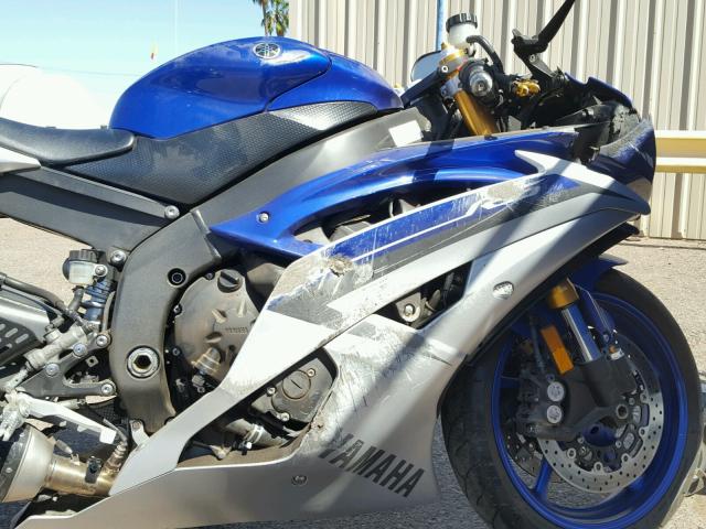 JYARJ16E8FA032593 - 2015 YAMAHA YZFR6 BLUE photo 9