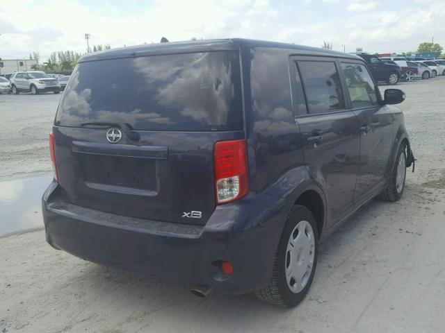 JTLZE4FE8CJ019840 - 2012 TOYOTA SCION XB იასამნისფერი ფოტო 4
