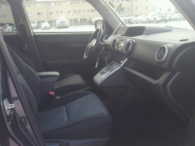 JTLZE4FE8CJ019840 - 2012 TOYOTA SCION XB იასამნისფერი ფოტო 5
