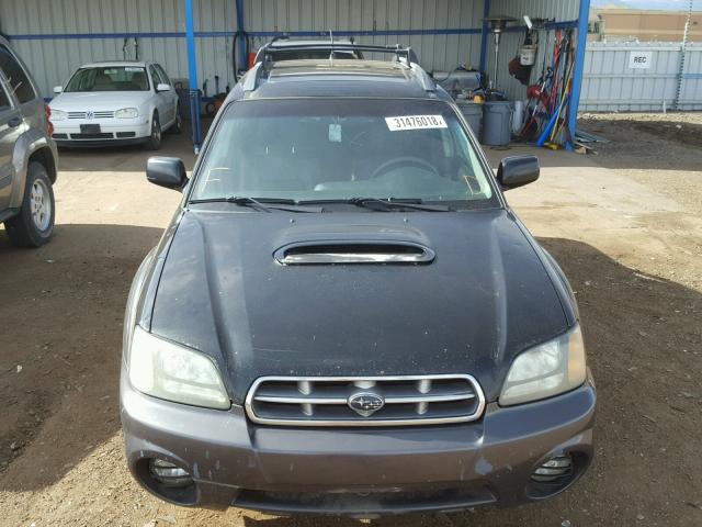 4S4BT63C855101303 - 2005 SUBARU BAJA TURBO BLACK photo 9