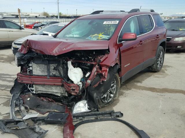 1GKKNULS5HZ115154 - 2017 GMC ACADIA SLT წითელი ფოტო 2