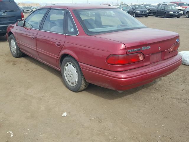 1FALP52U0SG216355 - 1995 FORD TAURUS GL RED photo 3