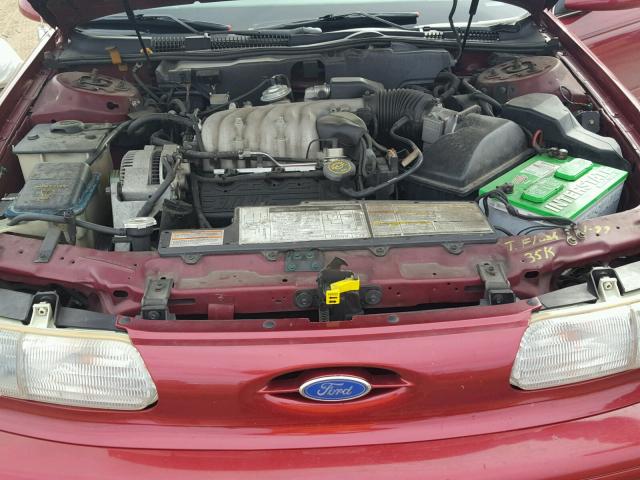 1FALP52U0SG216355 - 1995 FORD TAURUS GL RED photo 7