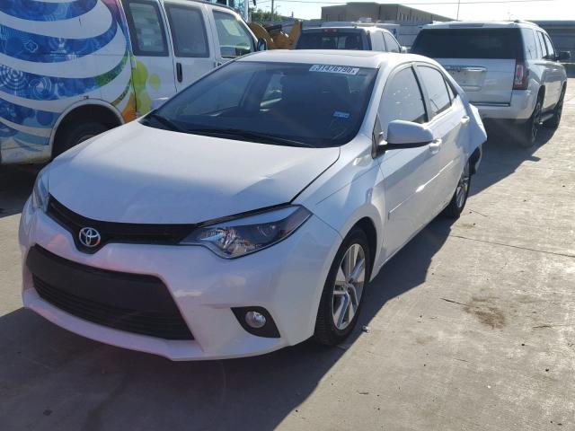 5YFBPRHE0EP060866 - 2014 TOYOTA COROLLA EC WHITE photo 2