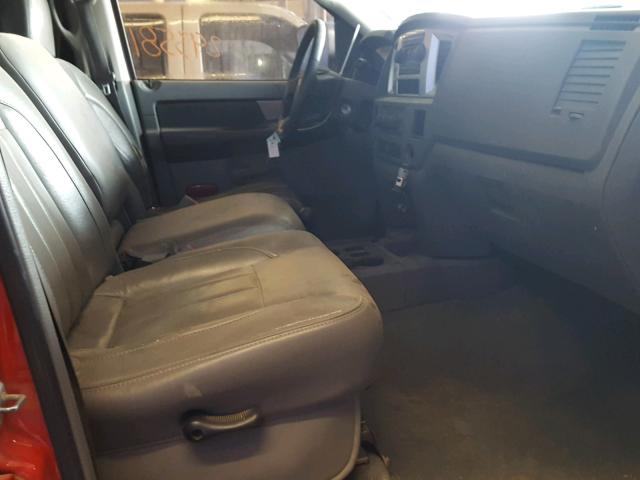 1D7KS28C97J568660 - 2007 DODGE RAM 2500 S RED photo 5