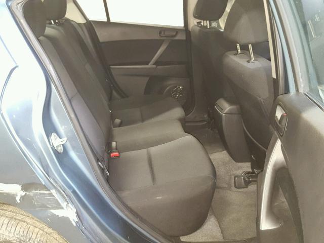 JM1BL1UG8B1375788 - 2011 MAZDA 3 I BLUE photo 6