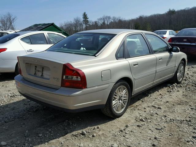 YV1TS92D221270673 - 2002 VOLVO S80 SILVER photo 4