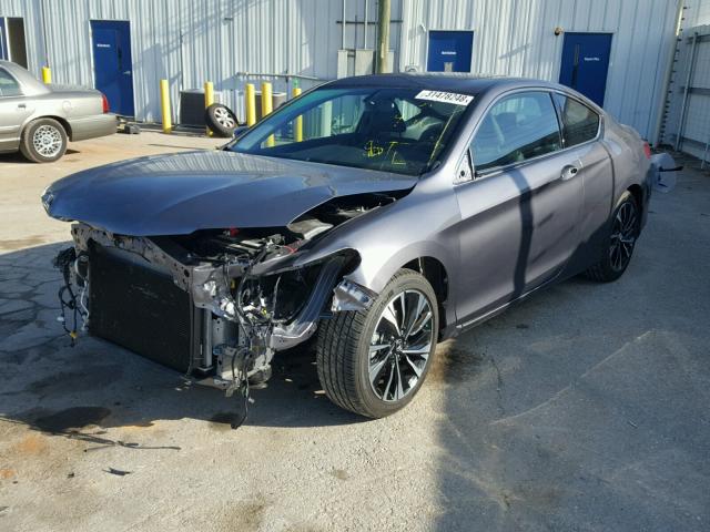 1HGCT2A89GA006261 - 2016 HONDA ACCORD EXL CHARCOAL photo 2