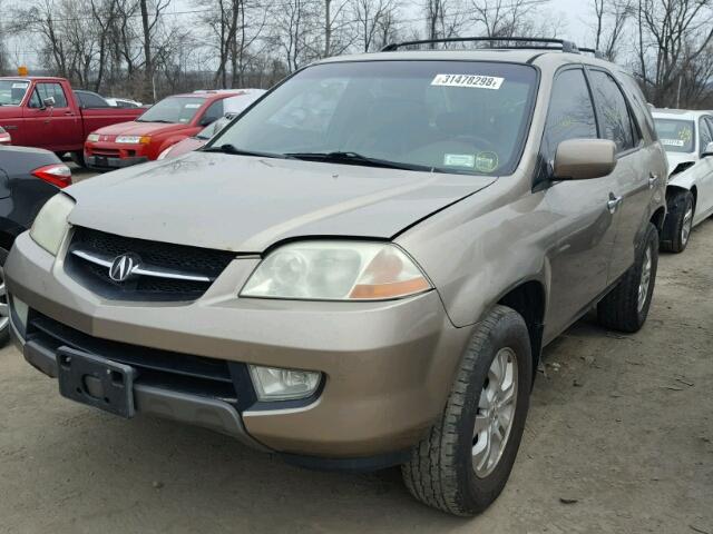 2HNYD18893H510882 - 2003 ACURA MDX TOURIN GOLD photo 2