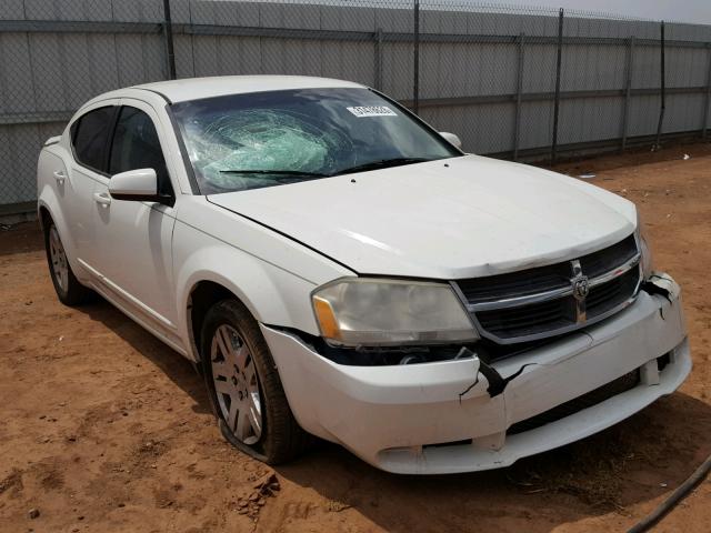 1B3CC5FB5AN143560 - 2010 DODGE AVENGER R/ WHITE photo 1