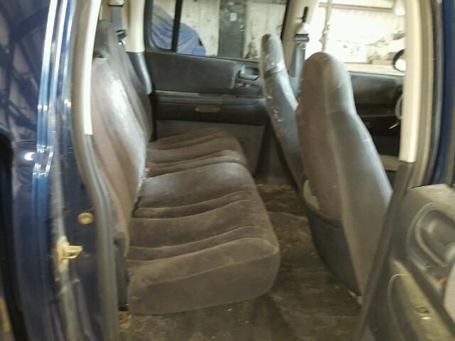 1B7HL38X52S716431 - 2002 DODGE DAKOTA QUA BLUE photo 6