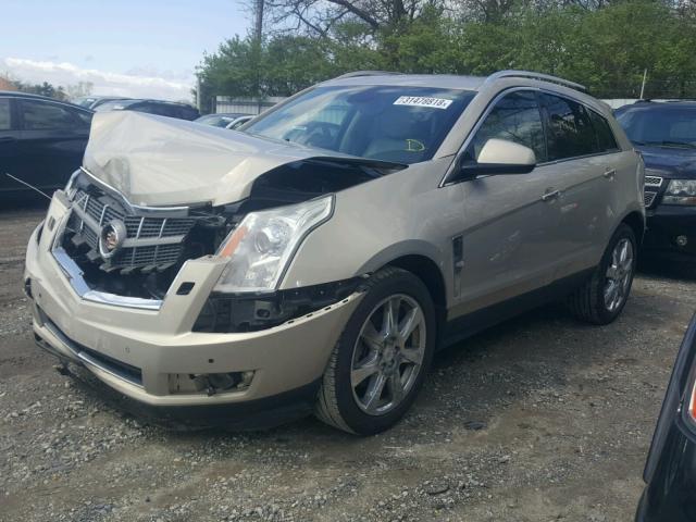 3GYFNFEYXAS502368 - 2010 CADILLAC SRX PREMIU BEIGE photo 2