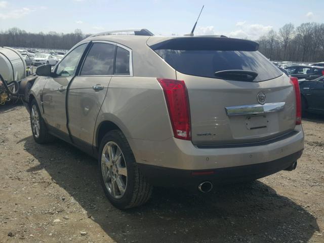 3GYFNFEYXAS502368 - 2010 CADILLAC SRX PREMIU BEIGE photo 3