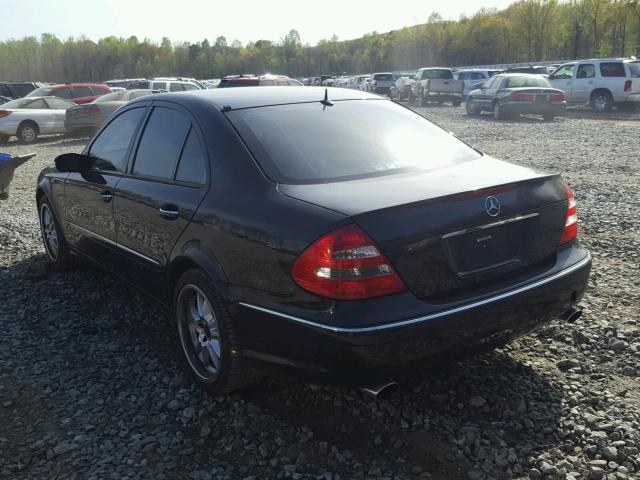 WDBUF70J04A586859 - 2004 MERCEDES-BENZ E 500 BLACK photo 3