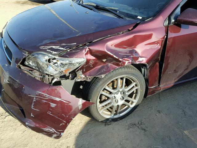 JTKDE177860072125 - 2006 TOYOTA SCION TC 勃艮第红 照片 10