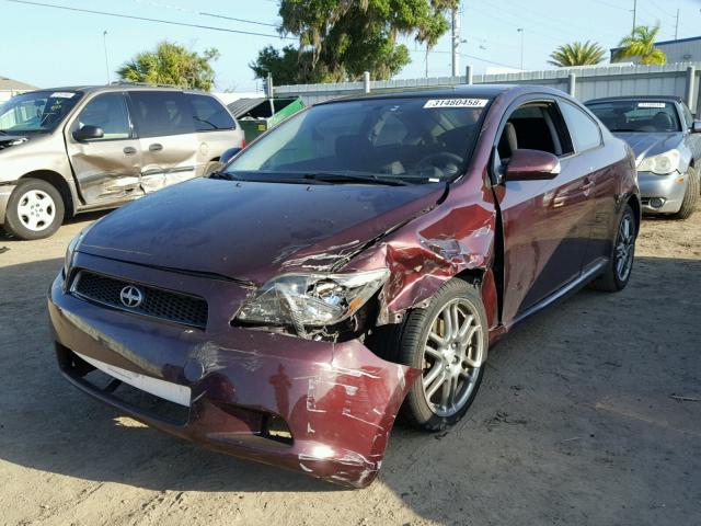 JTKDE177860072125 - 2006 TOYOTA SCION TC 勃艮第红 照片 2